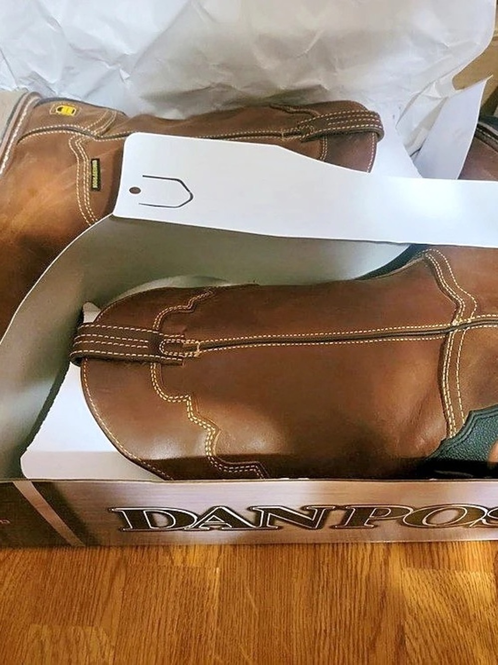Dan Post Men's Blayde Steel Toe Leather Boots NWT Size 13 EW